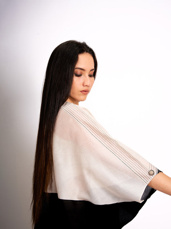 BLACK-WHITE BUBBLEDRESS