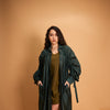 GREEN LONG ROBE