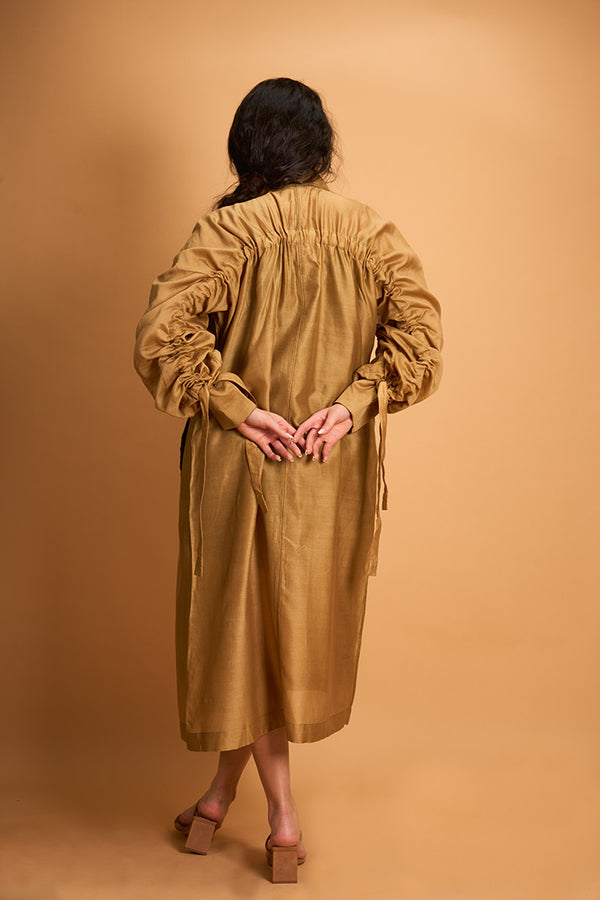 OLIVE LONG ROBE
