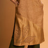 OLIVE DRAPE DRESS