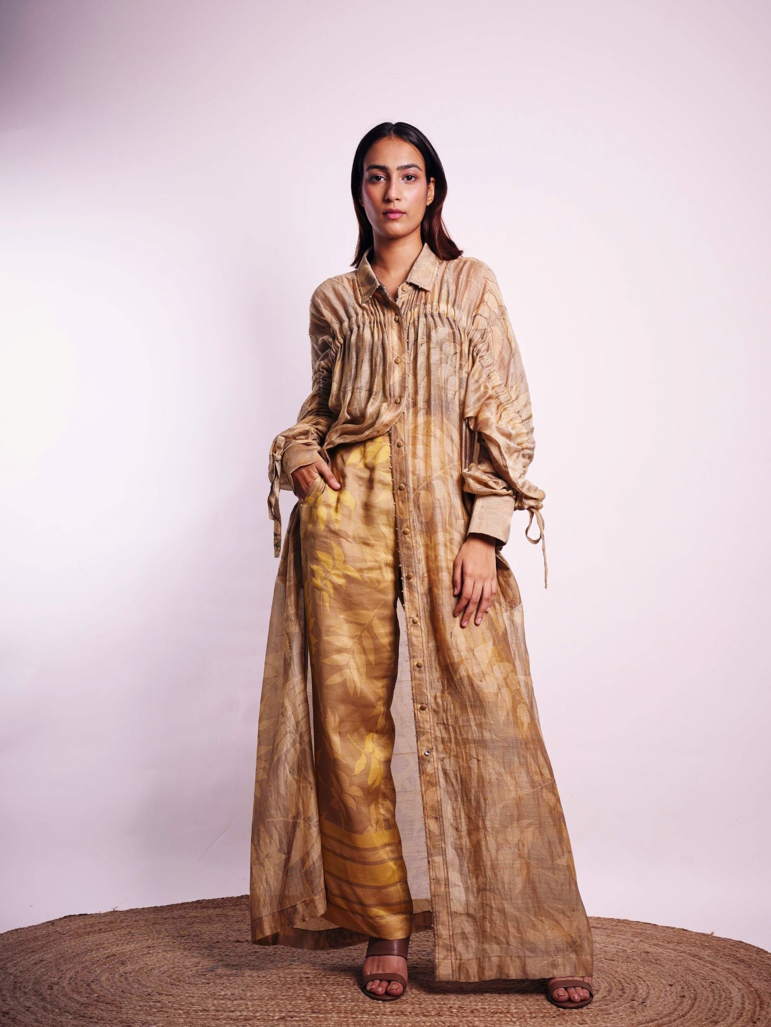 FOLIAGE ROBE OG ECO PRINT