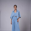 LIGHT BLUE DENIM CO-ORD SET