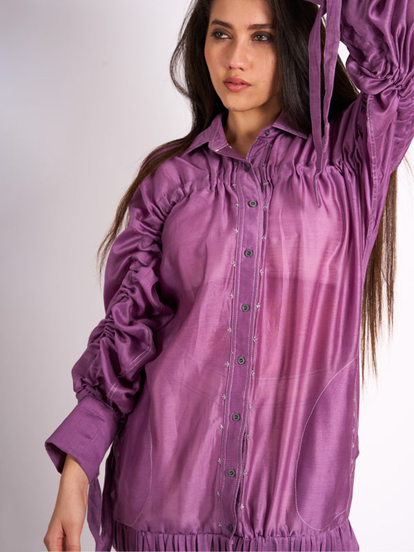 WINE SHORT ROBE