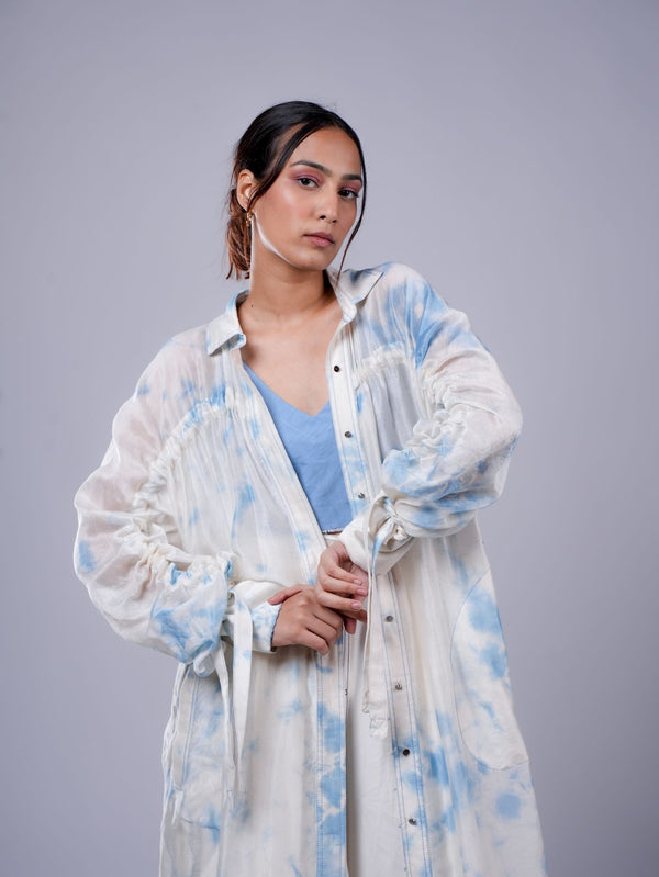 ROBE TIE DYE BLUE
