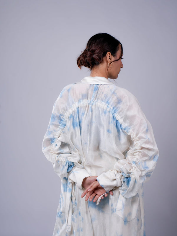 ROBE TIE DYE BLUE