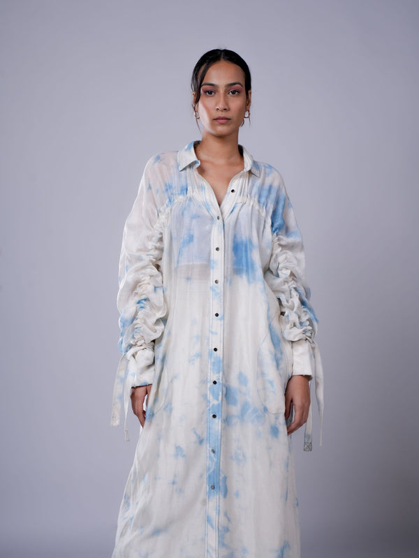 ROBE TIE DYE BLUE