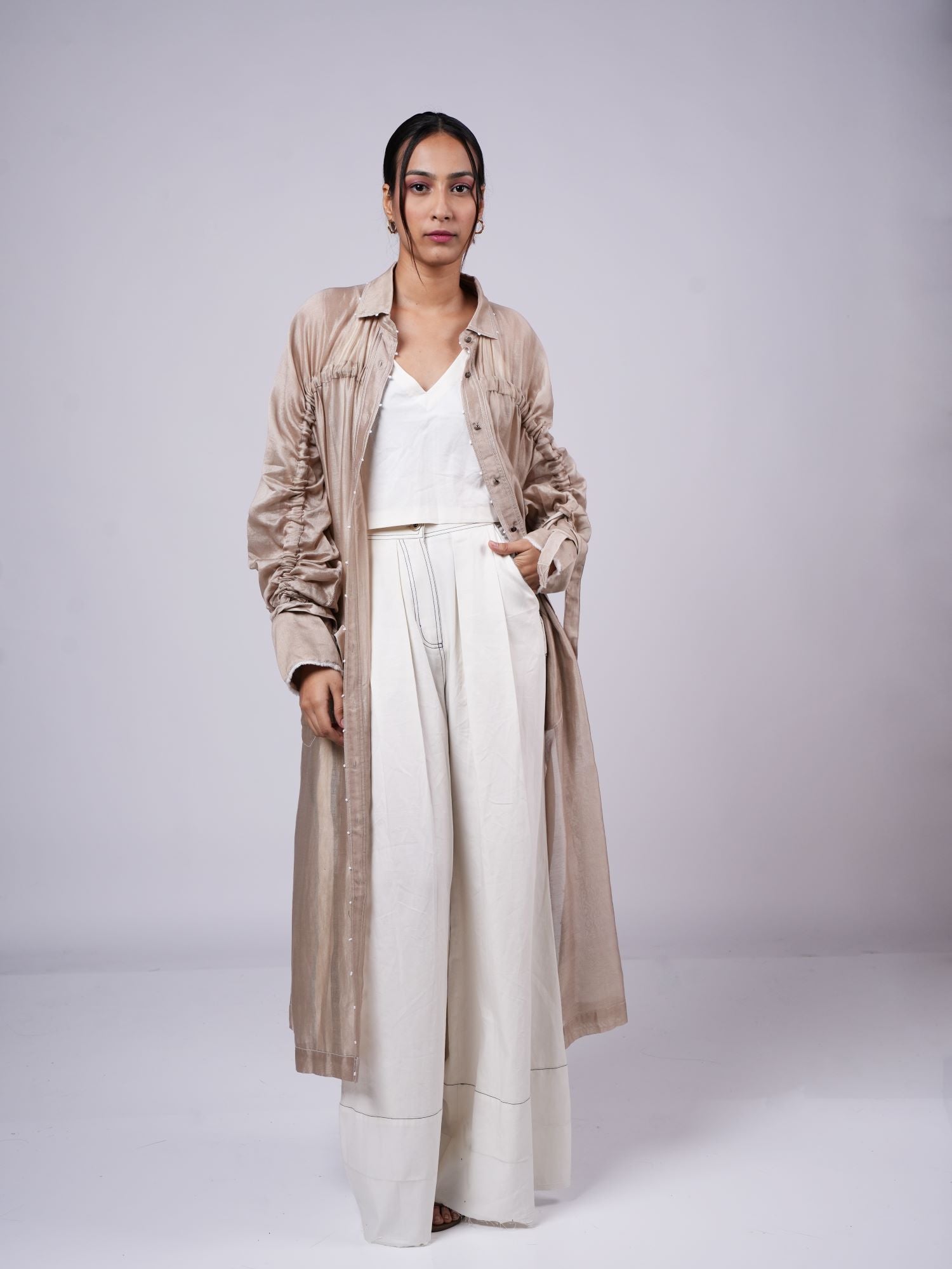 BEIGE ROBE