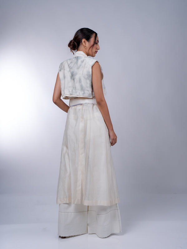 SUMMER TRENCH TIE DYE GREY