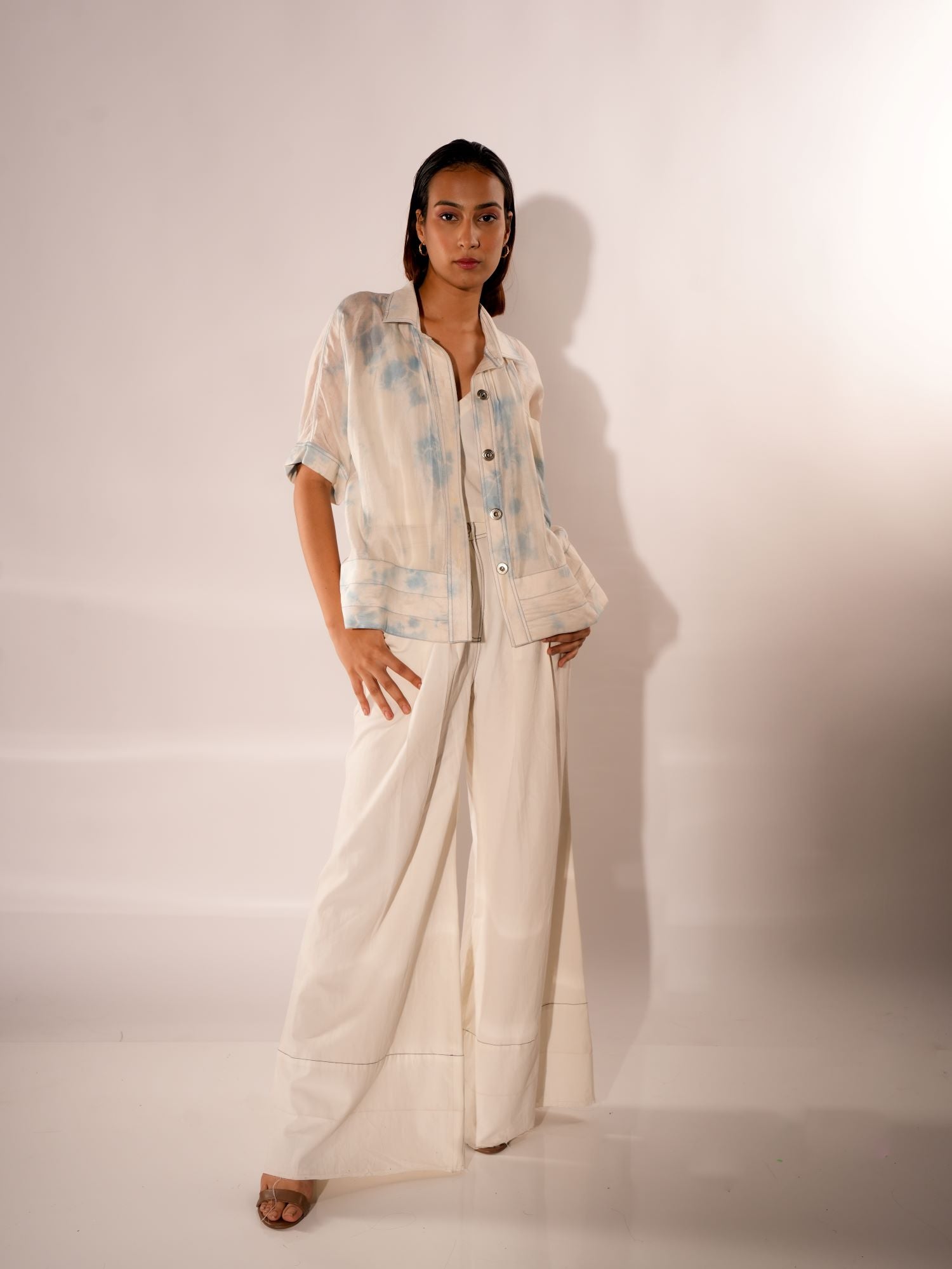 INVERTED U SHIRT TIE DYE