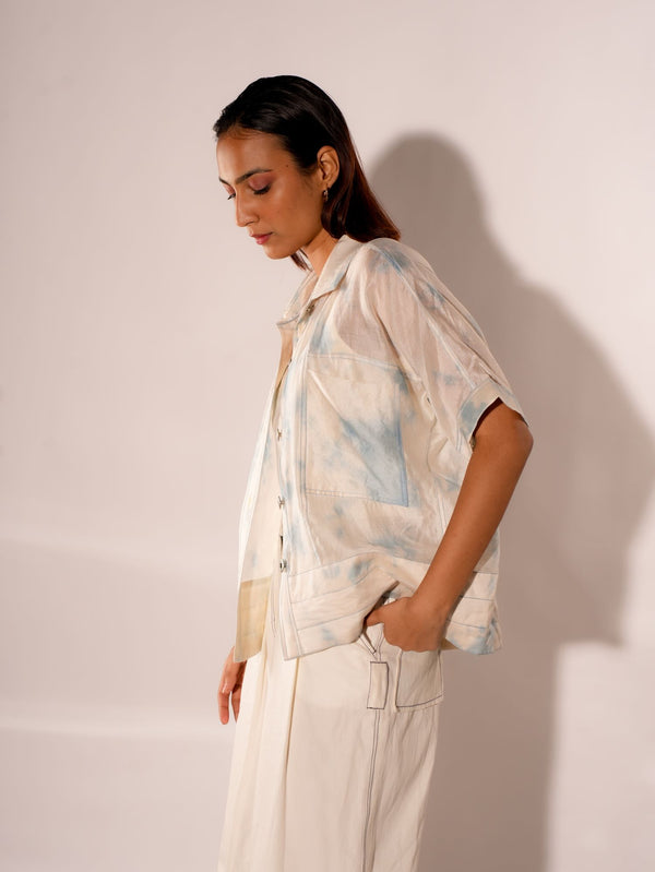 INVERTED U SHIRT TIE DYE