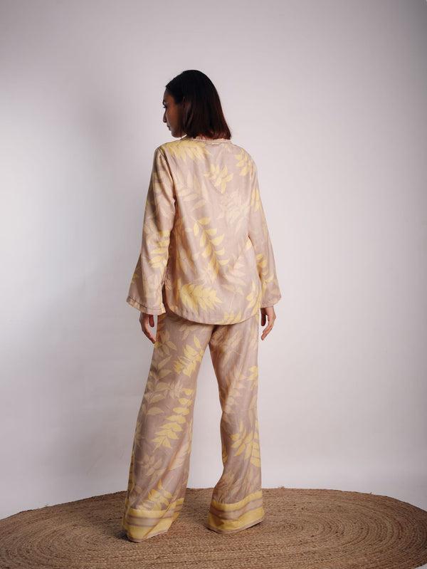 FOLIAGE ECO PRINT PANT