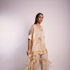 FOLIAGE CAPE AND PANTS SET (ICE TAN)