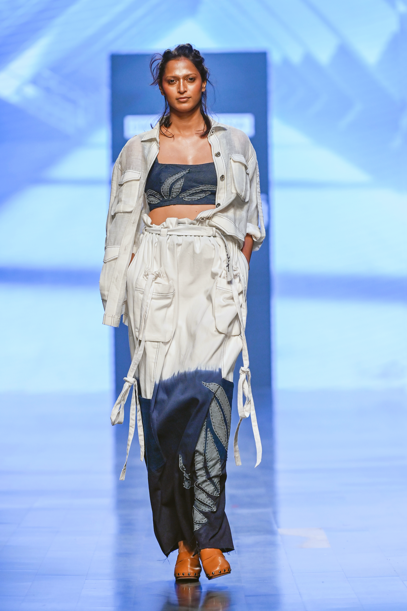 DIP DYE SKIRT OMBRÉ