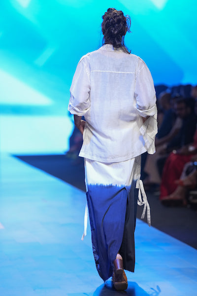 DIP DYE SKIRT OMBRÉ