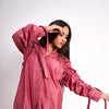 MAROON SHORT ROBE