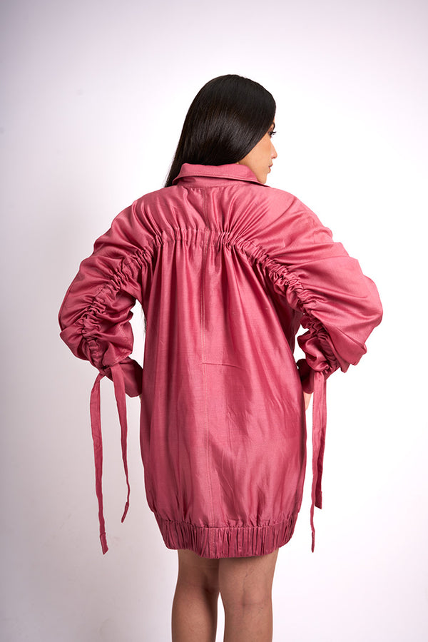 MAROON SHORT ROBE