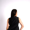 BLACK CHEVRON TOP