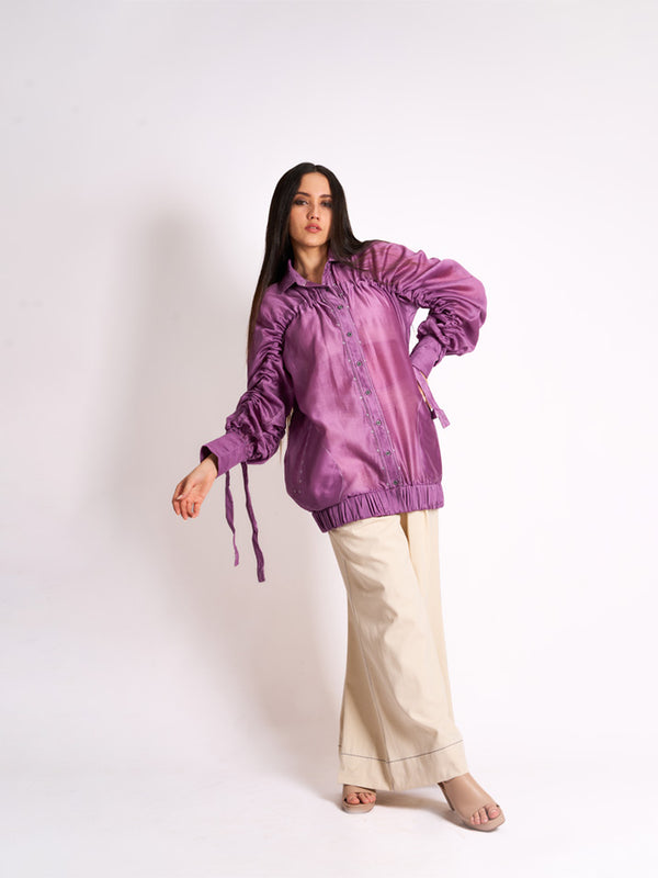 WINE SHORT ROBE