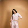 Blush Tie-Dye Denim Co-ord Set